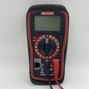 Craftsman Compact Multimeter 82345 600V Max Manual Ranging Sears New